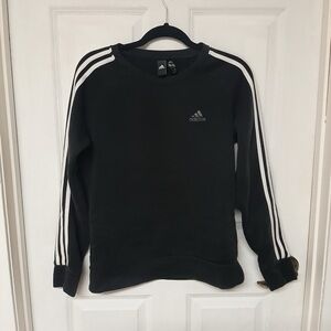 Adidas Black Crewneck with White Logo
